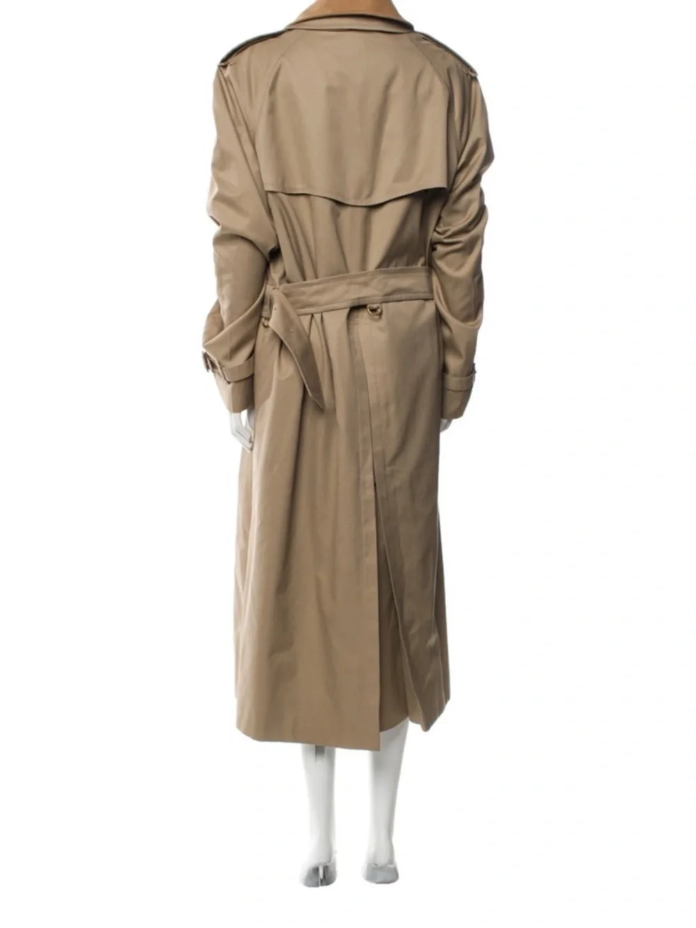 Burberry Beige Trench Coat, Belt and Contrast Collar and removable wool lining - Picture 3 of 3
